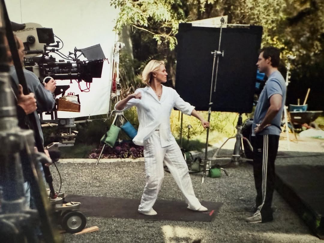 نانسي مايرز خلال العمل