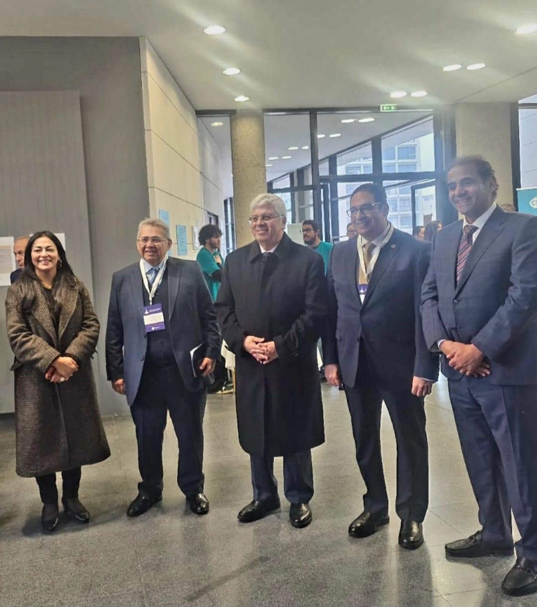 زيارة رئيس جامعة القاهرة وووزير التعليم العالى