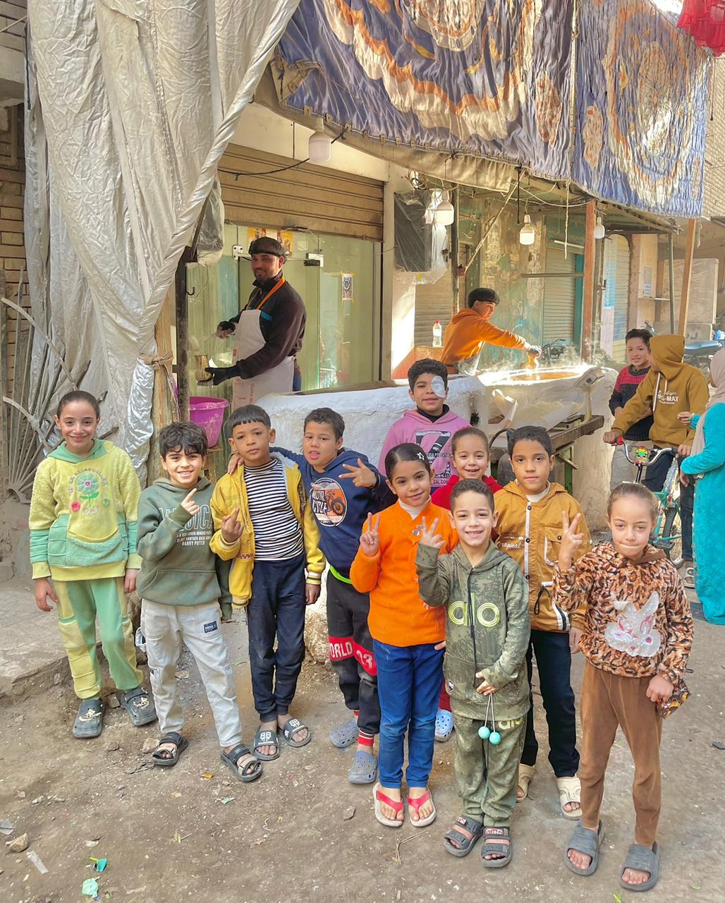 فرحة أطفال القرية