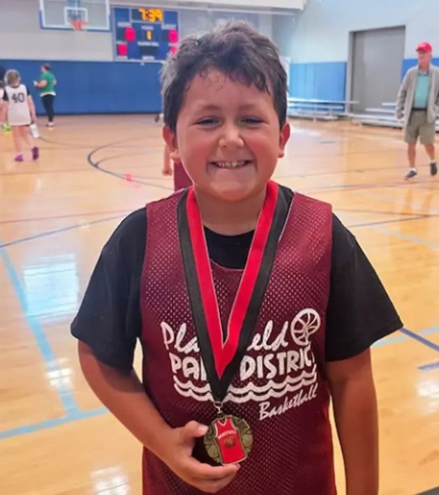 الطفل قبل إصابته