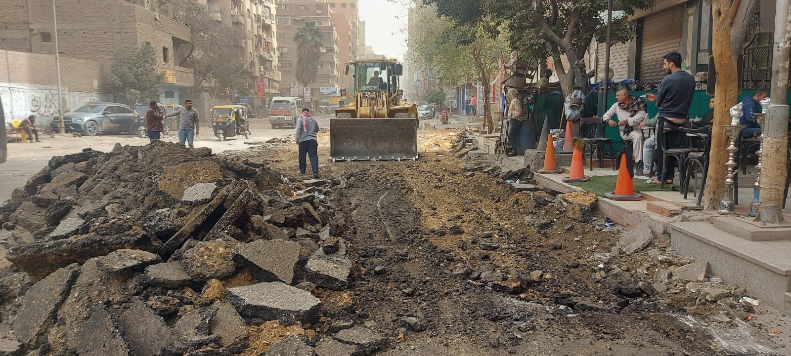 تطوير ورصف شارع ناهيا 