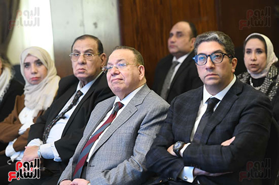 المستشار امير رمزي و عدد من ممثلي التحالف الوطني