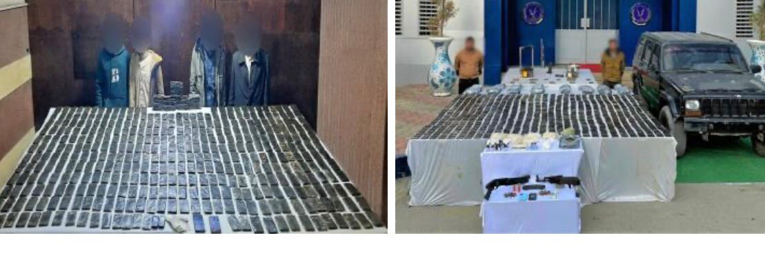 مقتل 3 عناصر شديدة الخطورة وسقوط ترسانة أسلحة ونصف طن مخدرات (1)