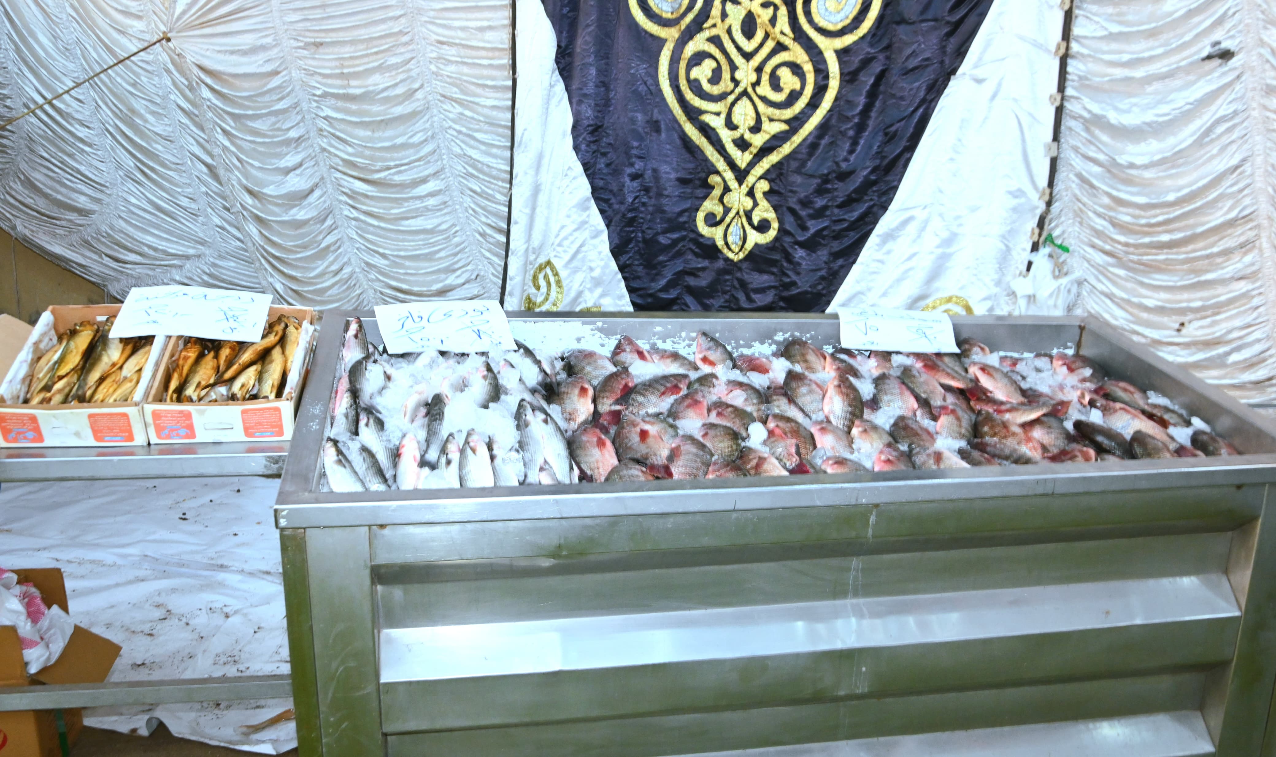 لحوم وأسماك بمعارض أهلا رمضان بالبحيرة