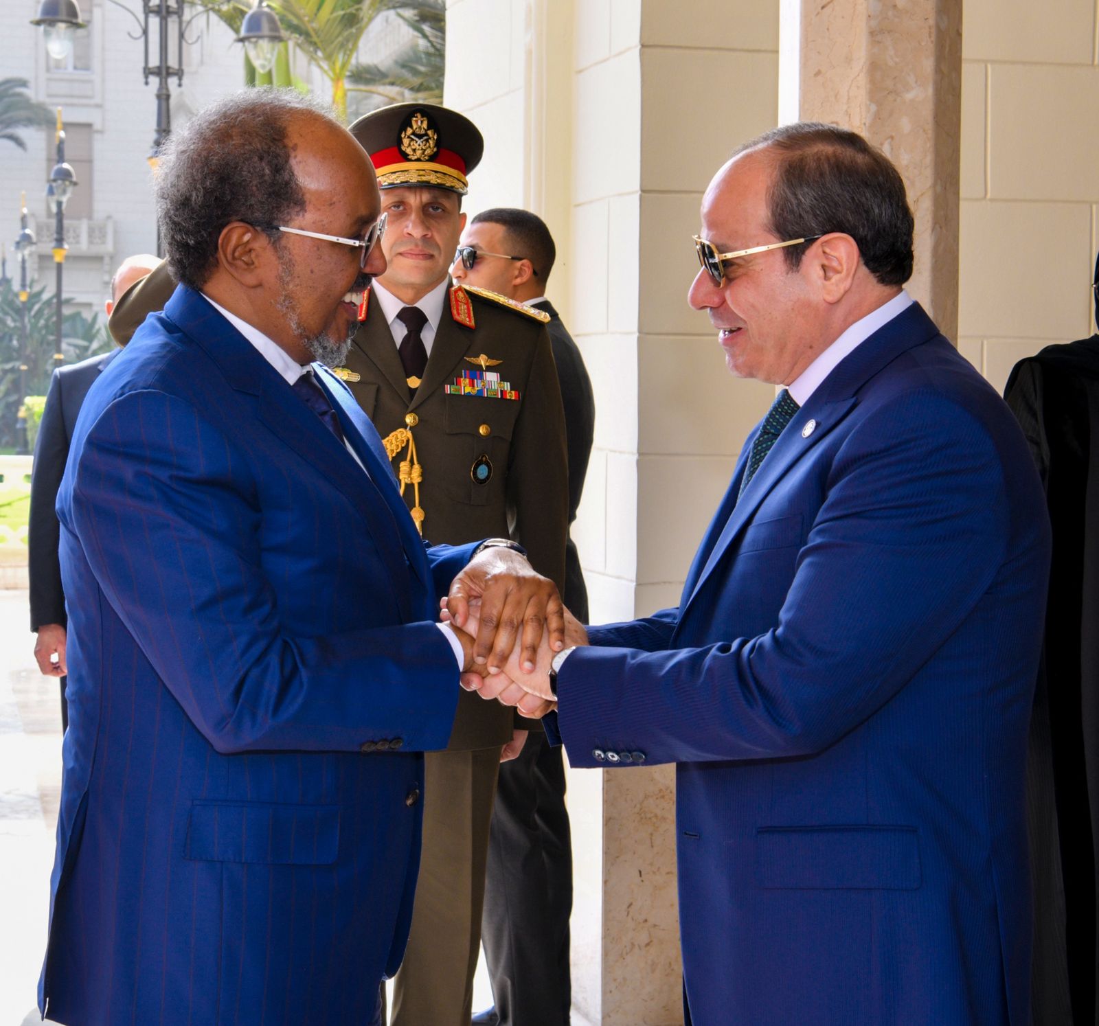 الرئيس السيسى الرئيس الصومالى حسن شيخ محمود (3)