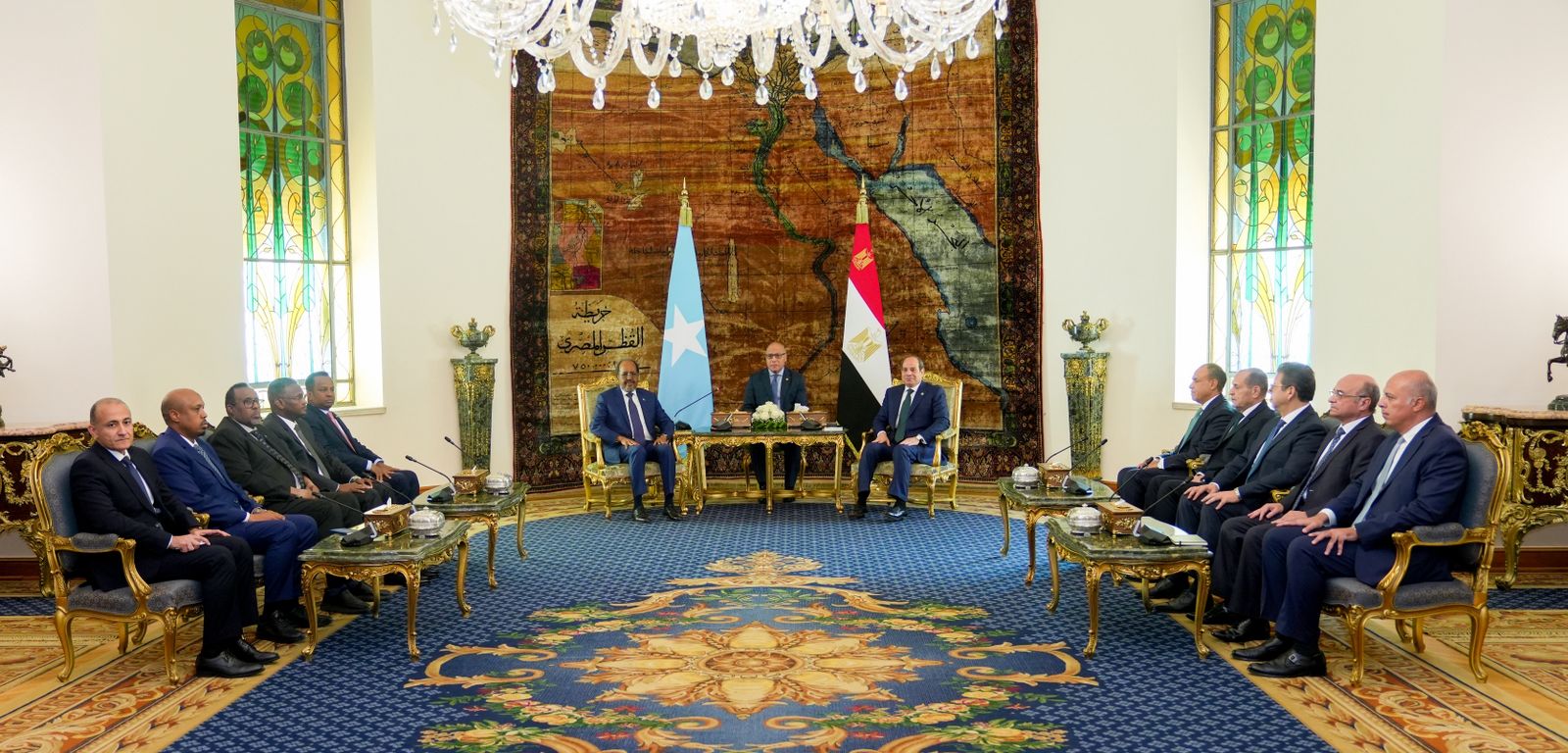 الرئيس السيسى الرئيس الصومالى حسن شيخ محمود (8)