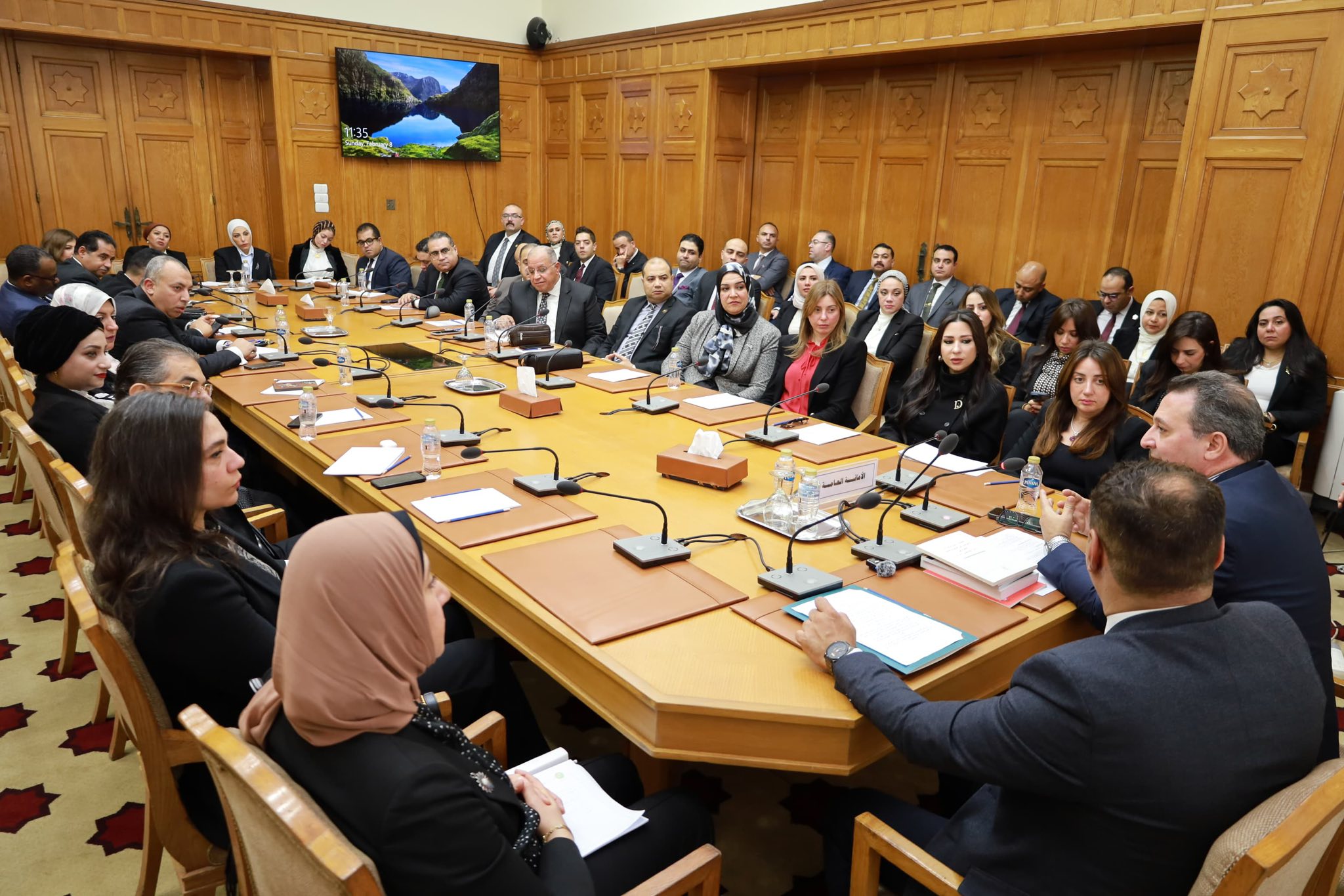 وفدٌ من مستشاري هيئة النيابة الإدارية يزور مقر جامعة الدول العربية (12)