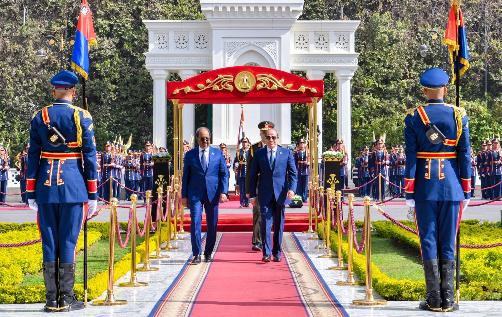 الرئيس السيسى الرئيس الصومالى حسن شيخ محمود (1)