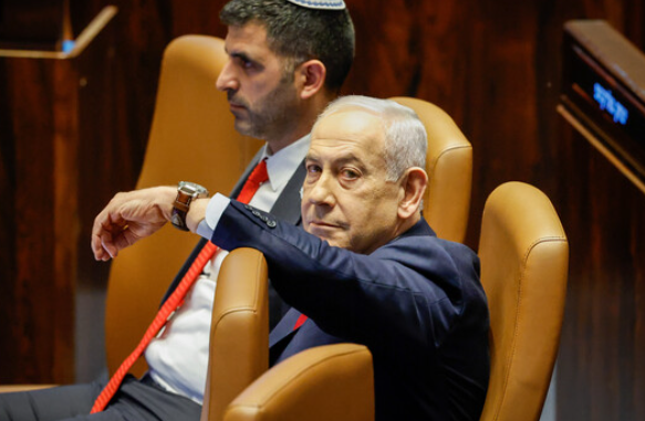 نتنياهو في الكنيست
