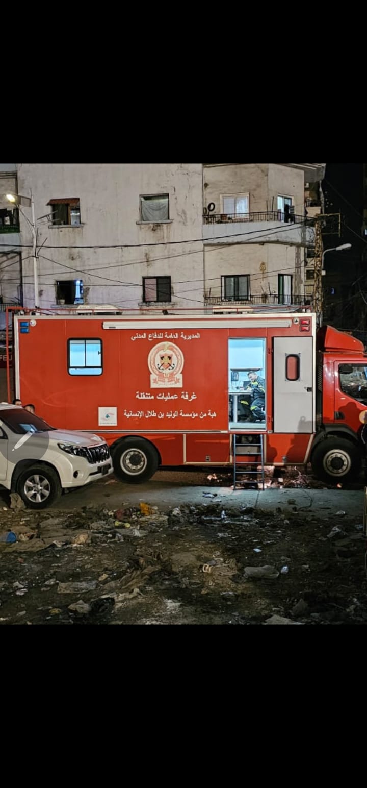 انهيار مبنى فى لبنان