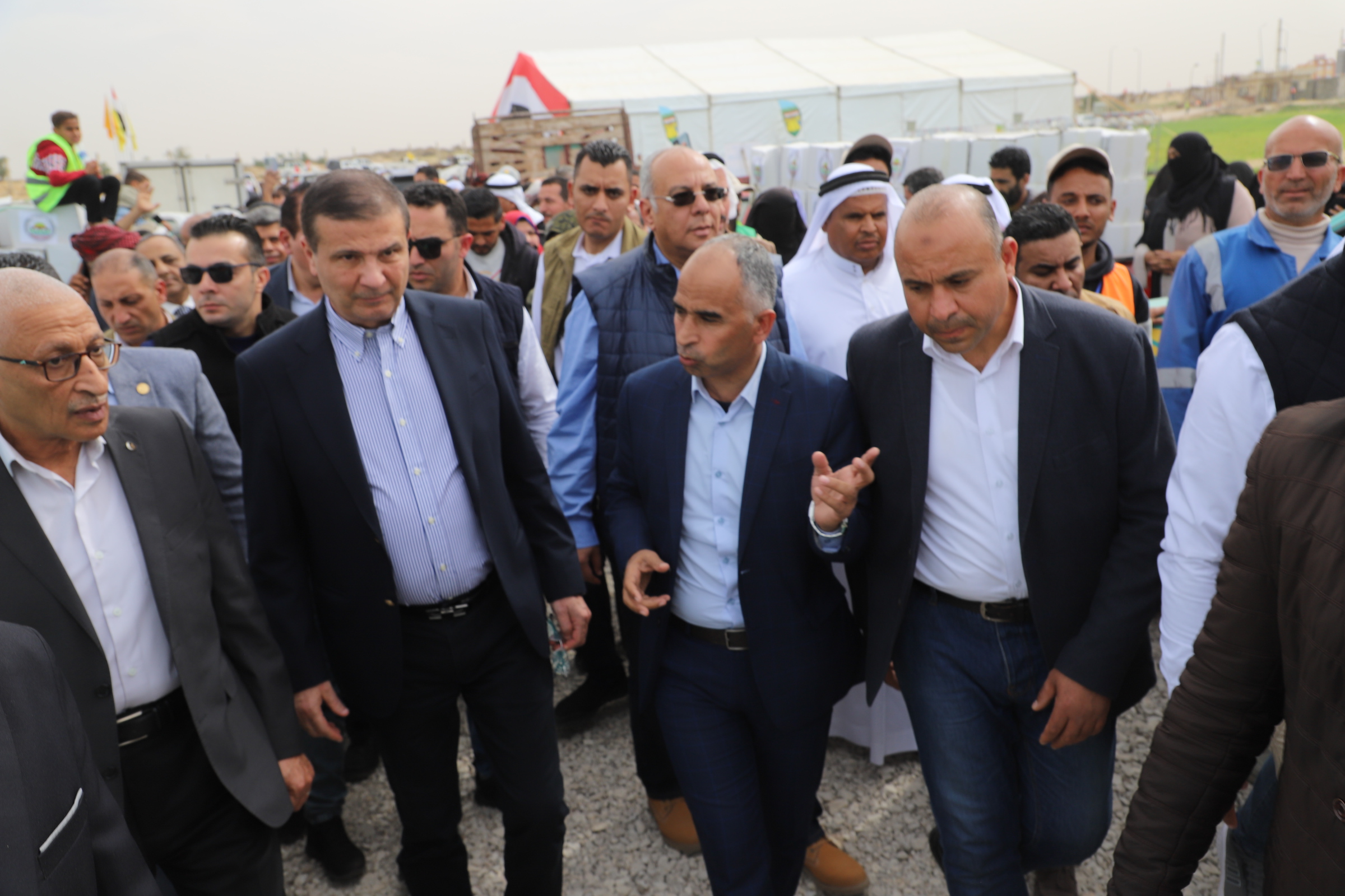 جانب من تفقد محطة بحوث الصحراء 