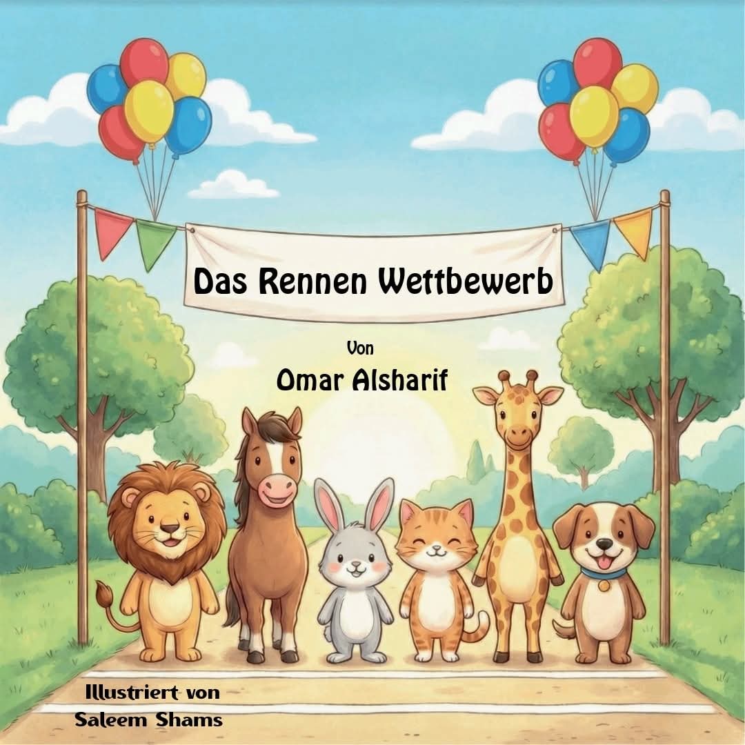 قصة سباق الحيوانات بالألمانية