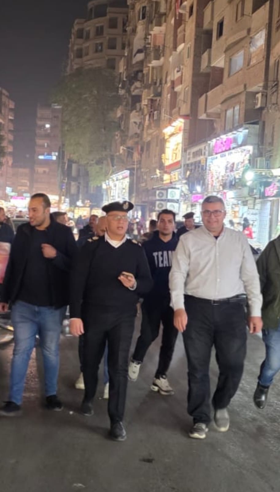 جانب من جولة رئيس حى الطالبية