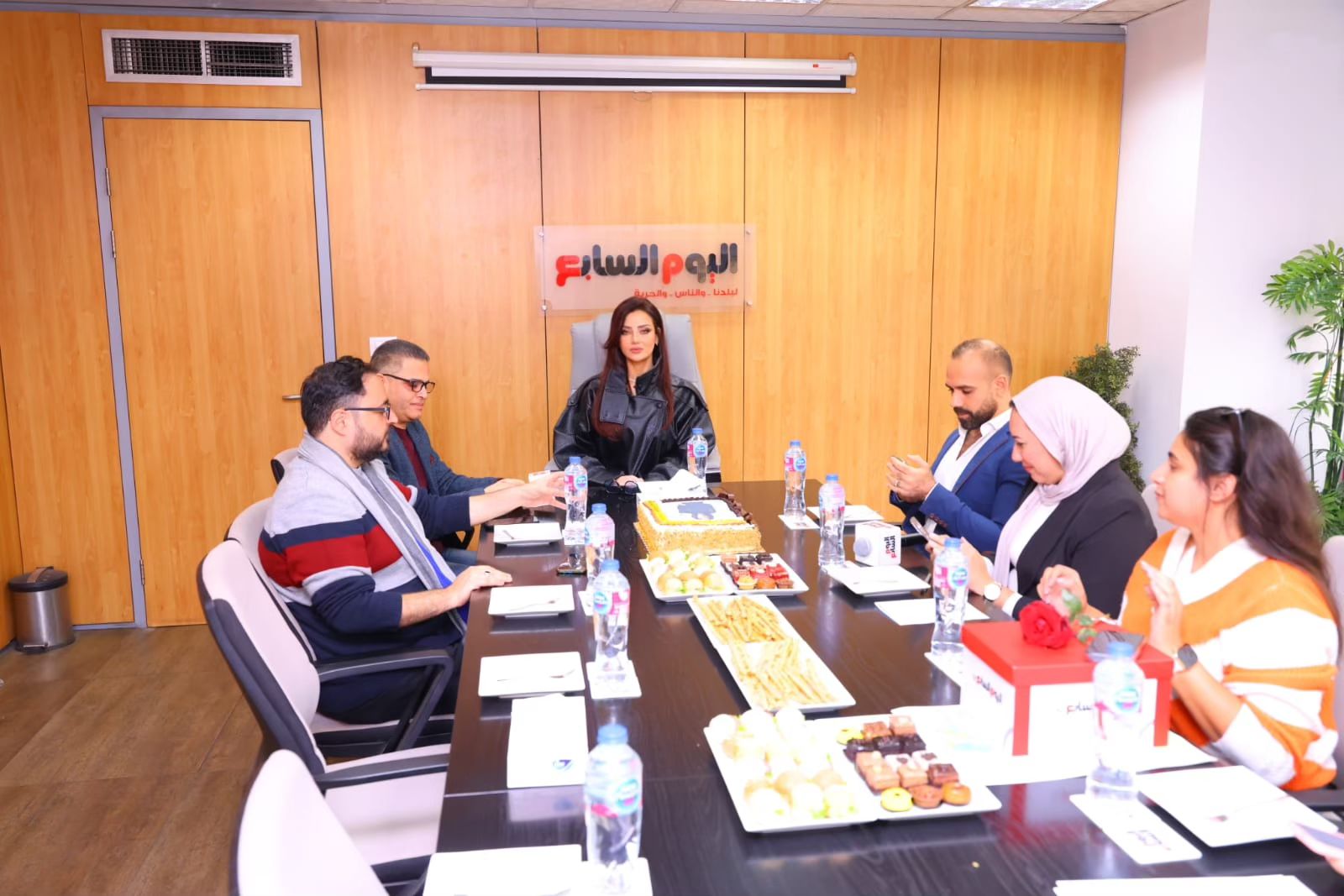 ندوة الإعلامية رضوى الشربيني في اليوم السابع