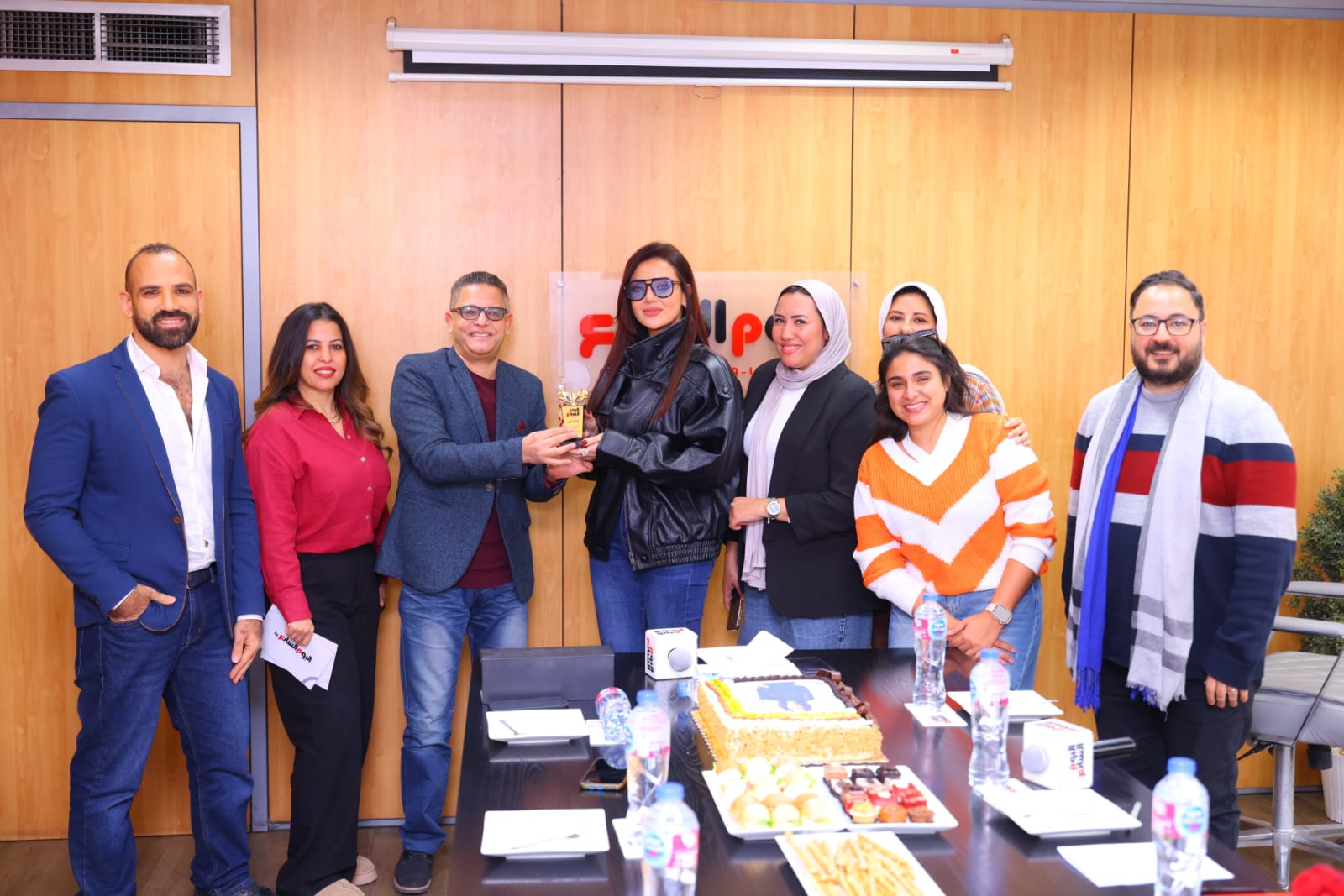 تكريم رضوى الشربيني في اليوم السابع