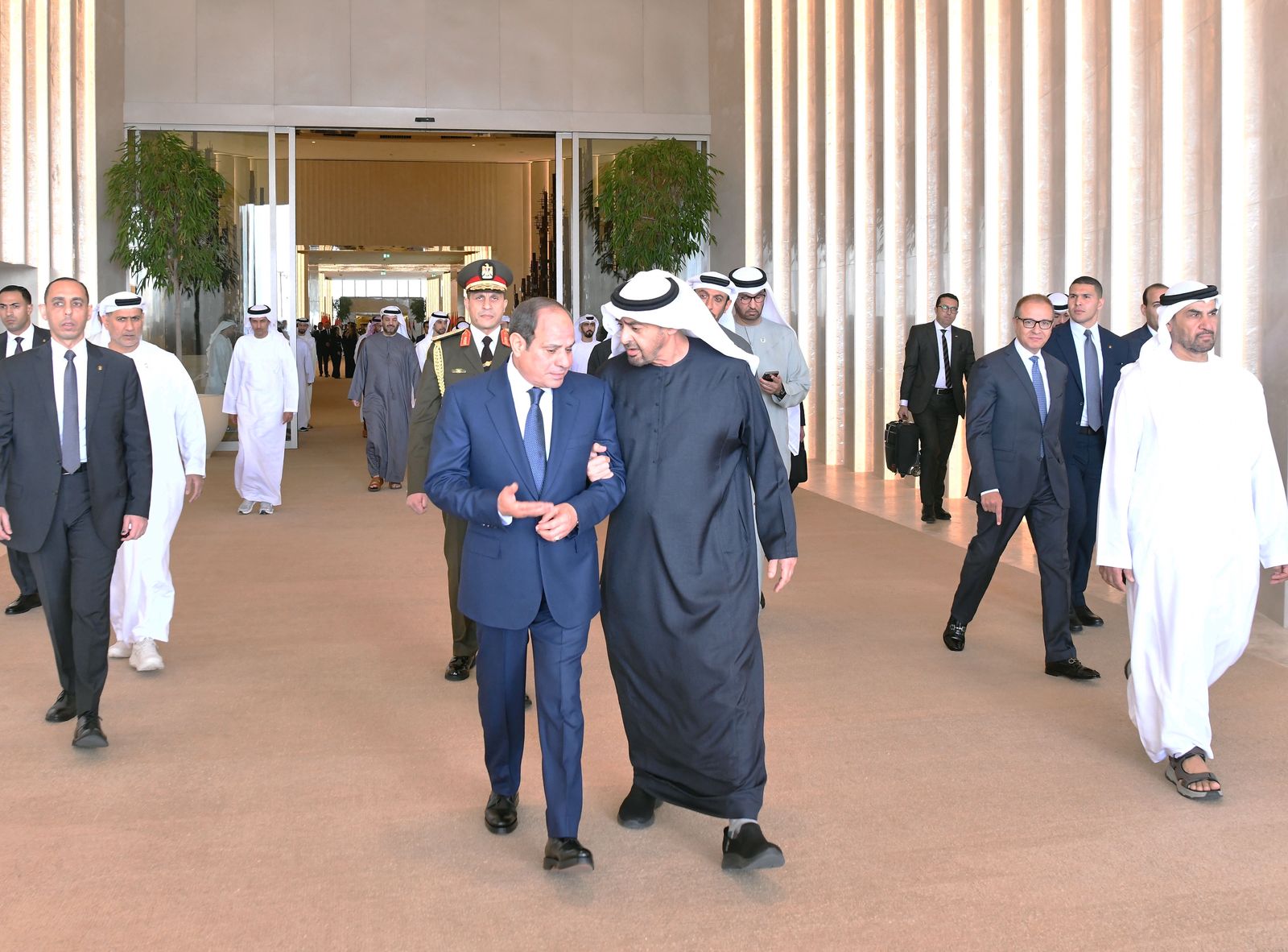 الرئيس السيسي ومحمد بن زايد (4)