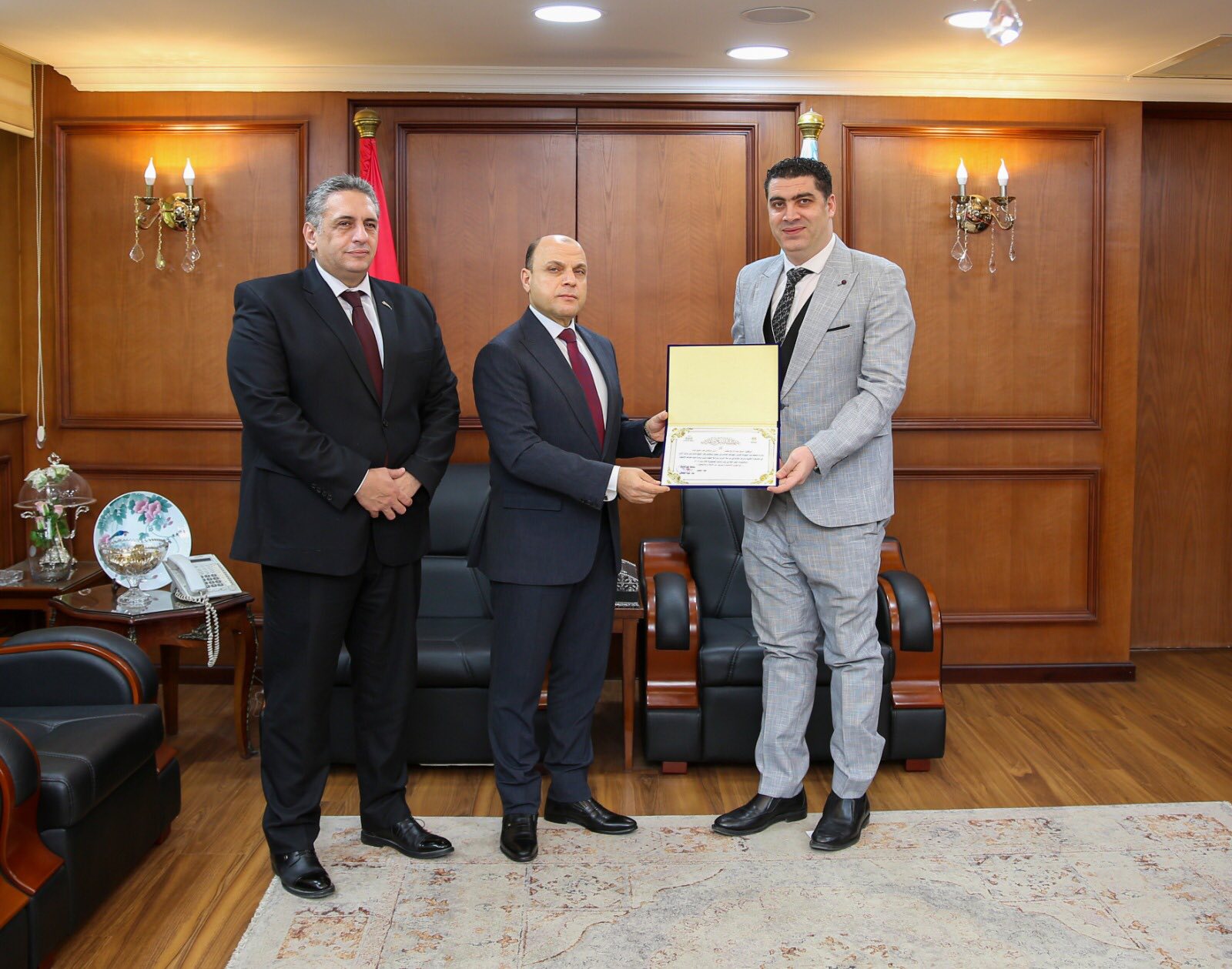 تكريم مدير مستشفى كفر الشيخ العام