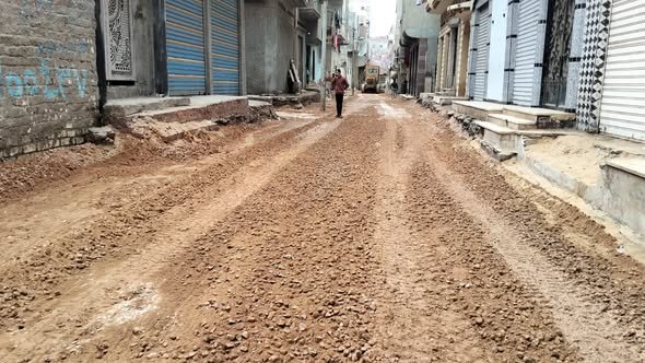 أعمال الرصف بسيدي سالم