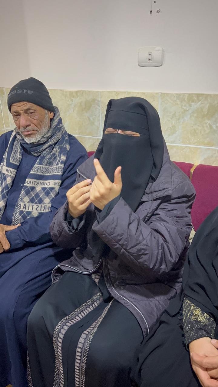 حزن نجلة المجني عليها اثناء اللقاء