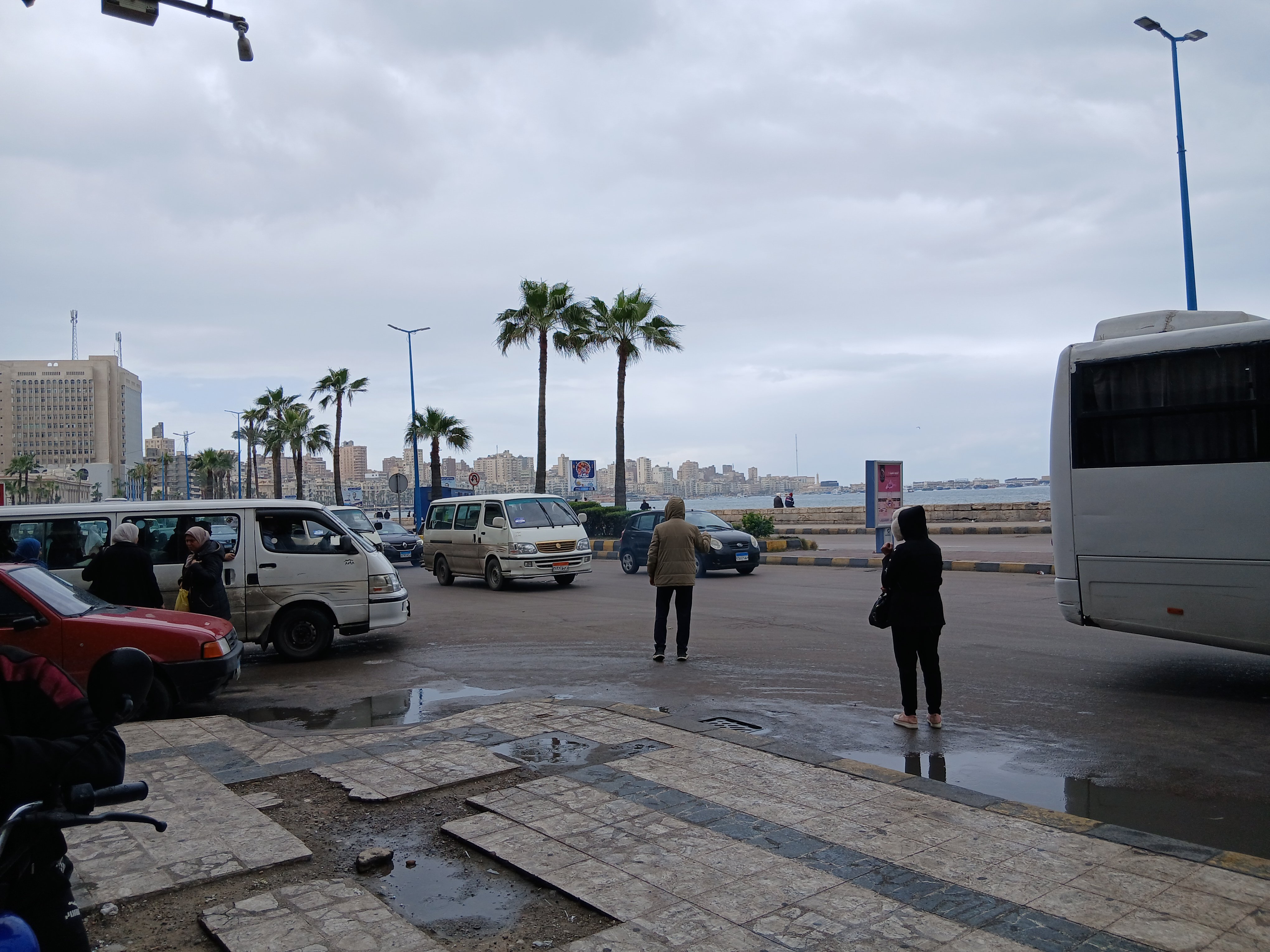 امطار متفاوتة الشدة الإسكندرية