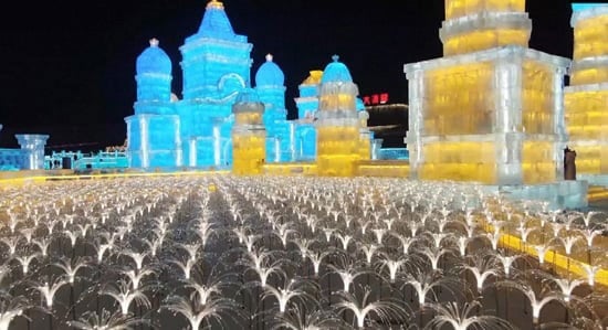 مبانى مصنوعة من الجليد مبانى مصنوعة من الجليد