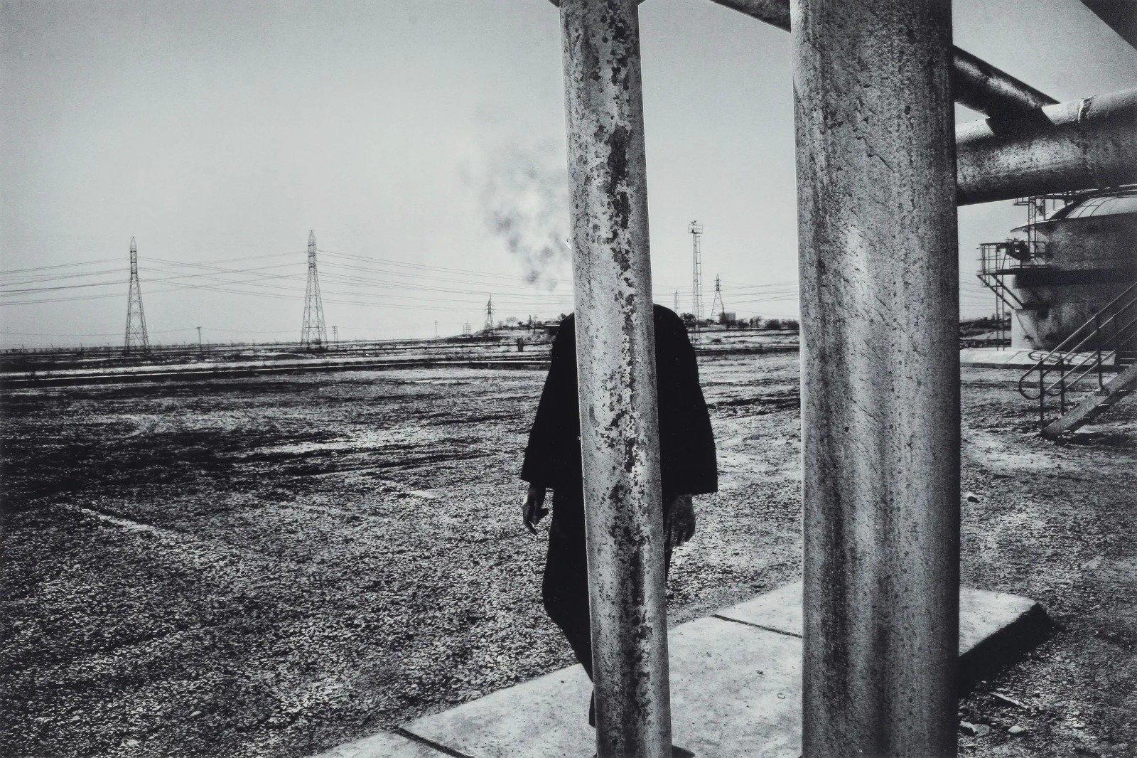 إحدى لوحات باباك كاظمي إحدى لوحات باباك كاظمي