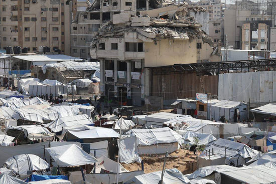 الخيام فى غزة الخيام فى غزة