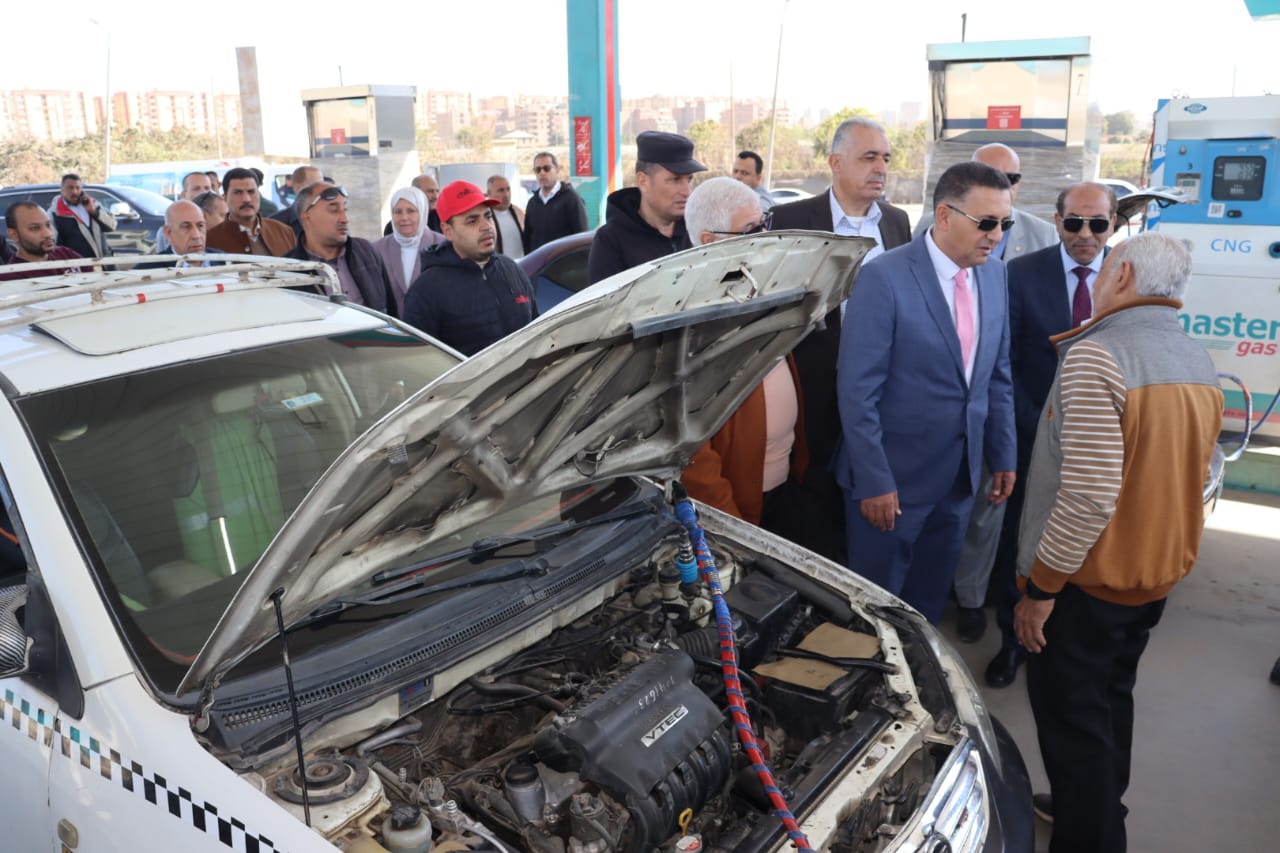 متابعة محطات الغاز بالقليوبية