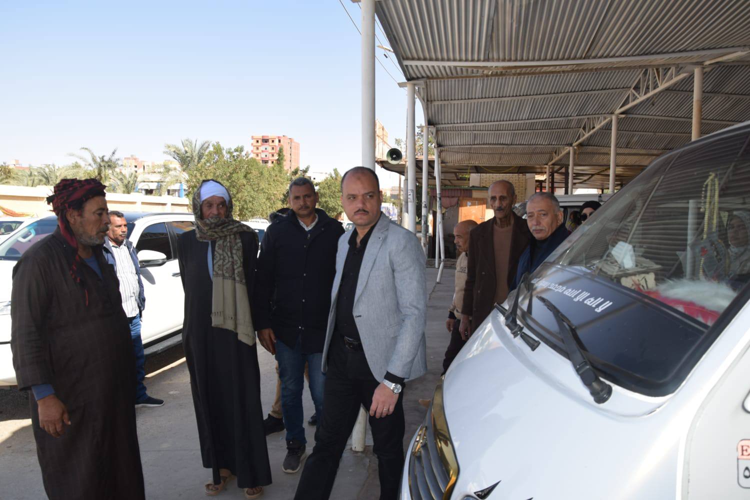 اثناء جولة نائب المحافظ