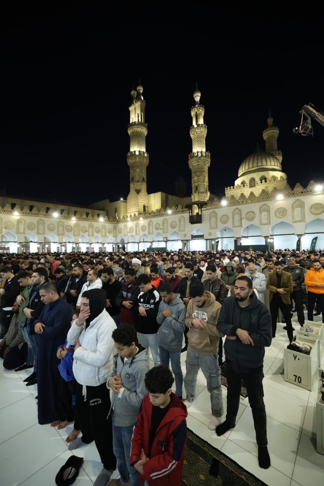 صلاة التراويح بالجامع الأزهر