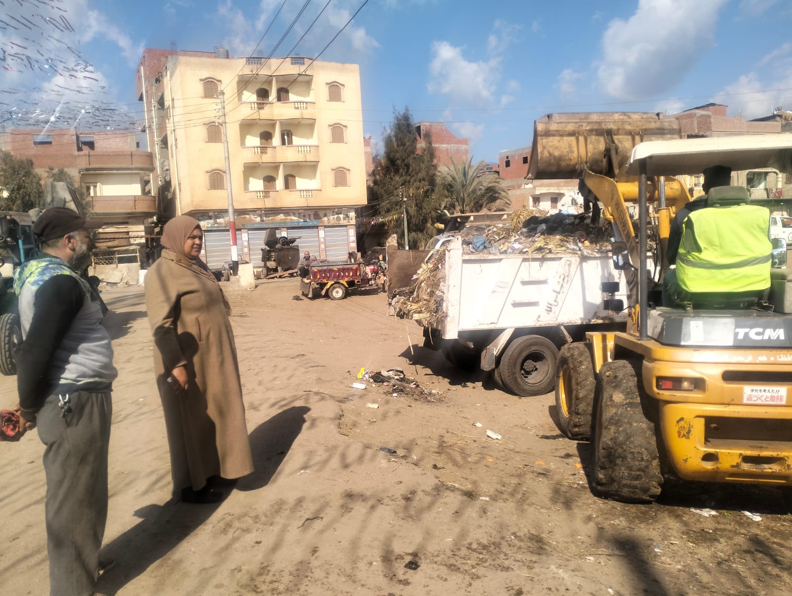 نقل القمامة بالقرى نقل القمامة بالقرى