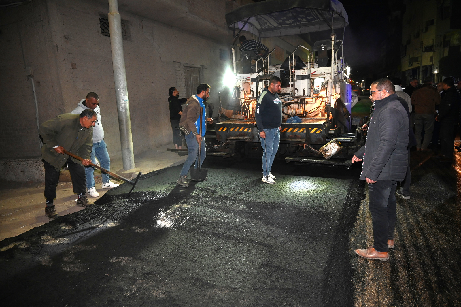 أعمال الرصف 