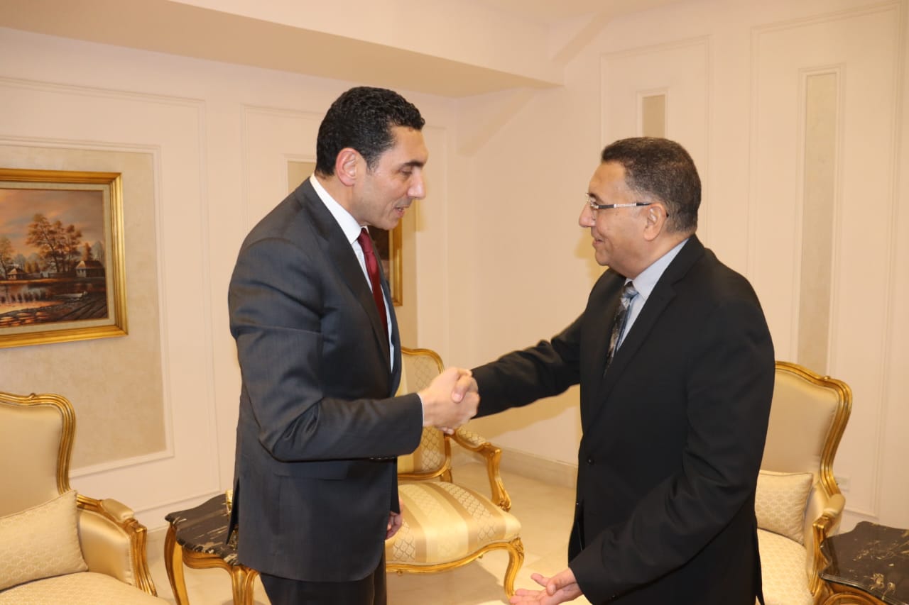 وزير الشباب ومحافظ القليوبية