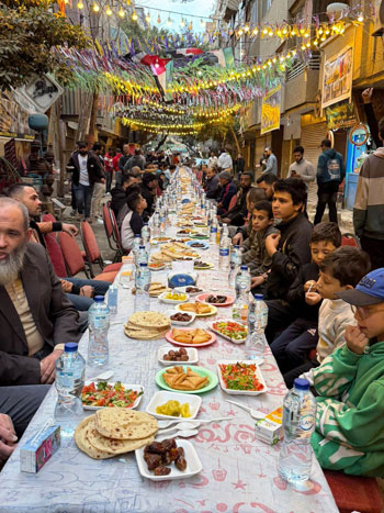 حفل إفطار جماعى بالعمرانية