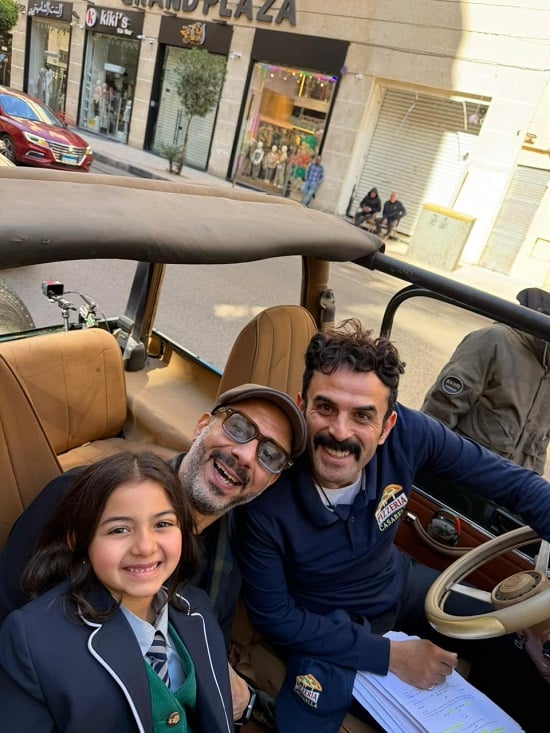 من كواليس مسلسل أب ولكن من كواليس مسلسل أب ولكن