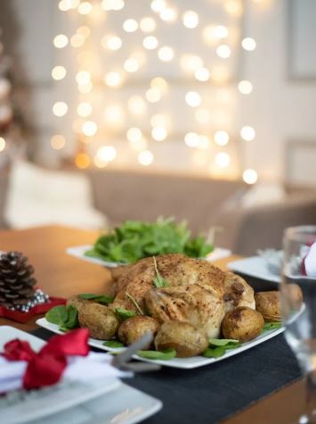 دجاج وبطاطس