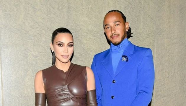 كيم كارداشيان ولويس هاميلتون