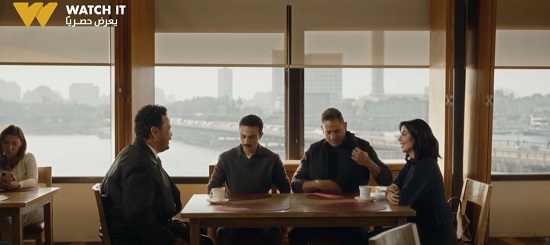 مشهد من مسلسل رأس الأفعى