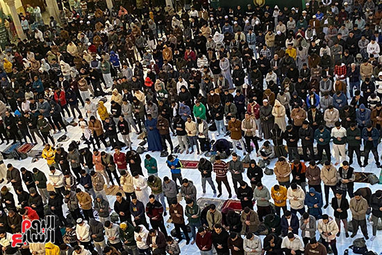 المصلين في الأزهر