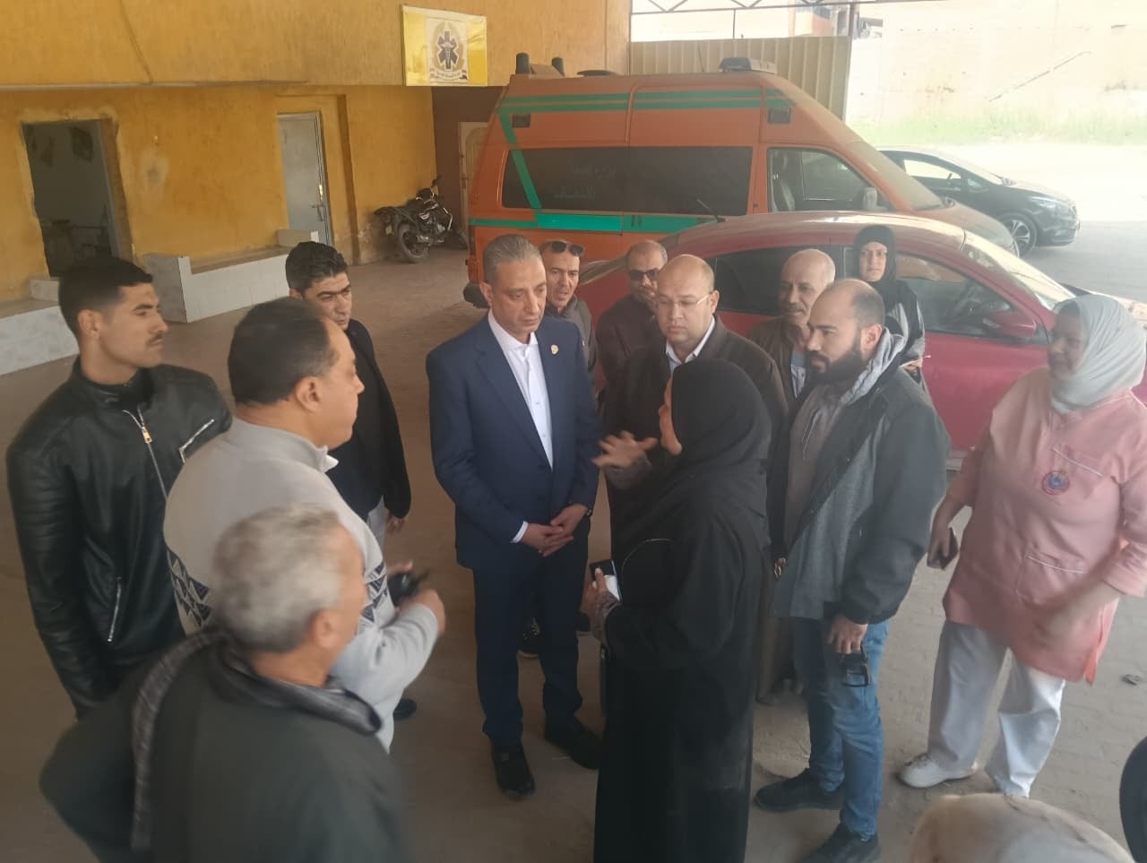 جولة محافظ الجيزة فى ناهيا جولة محافظ الجيزة فى ناهيا