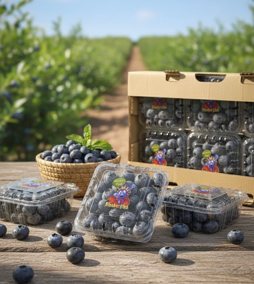 منتجات مصرية لتصدير التوت الأزرق
