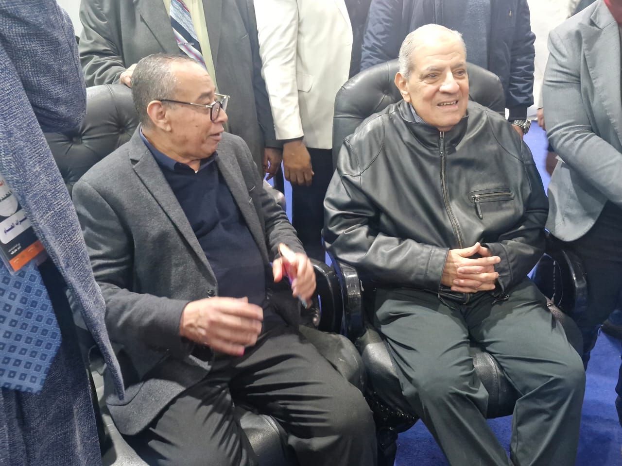 المهندس إبراهيم محلب في النقابة