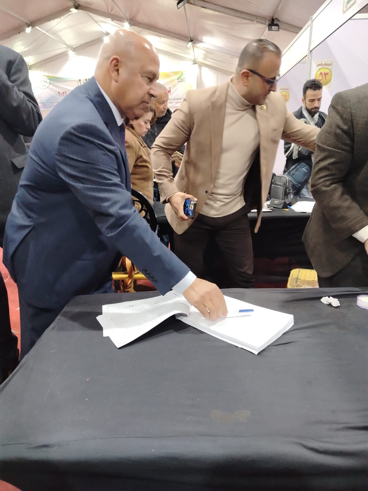 وصول الفريق كامل الوزير