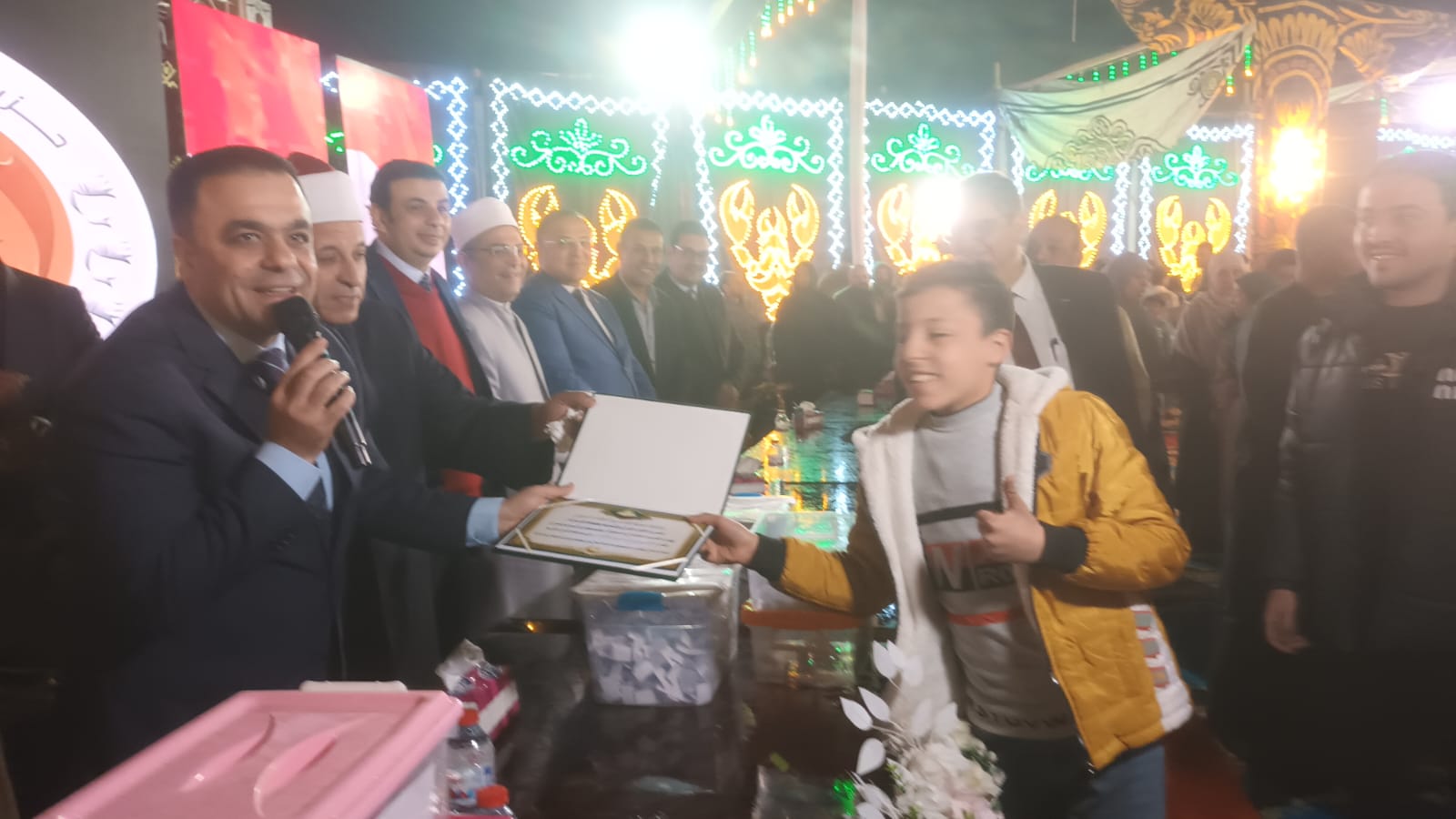 تكريم الفائزين