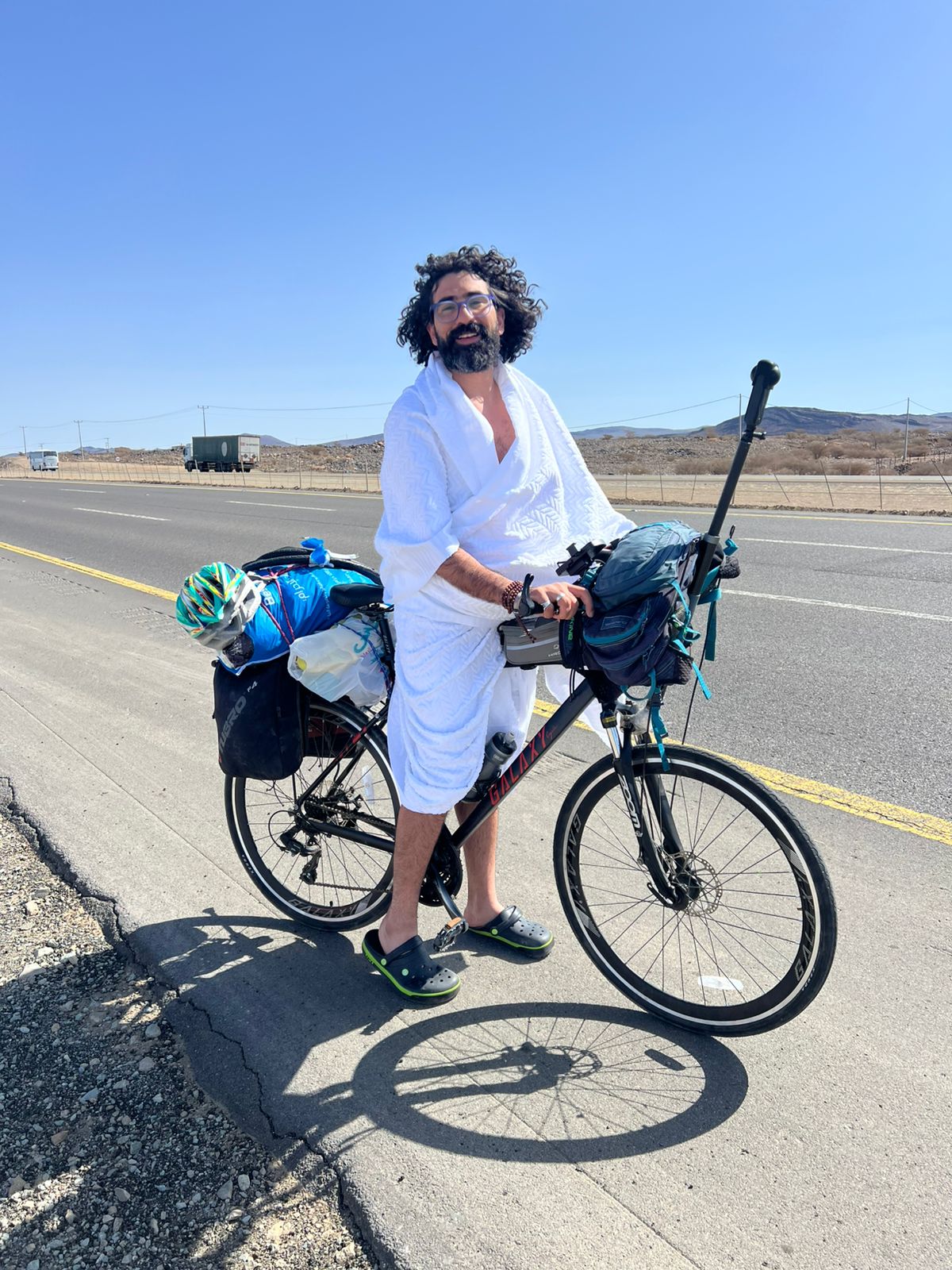 محمد أثناء سفره