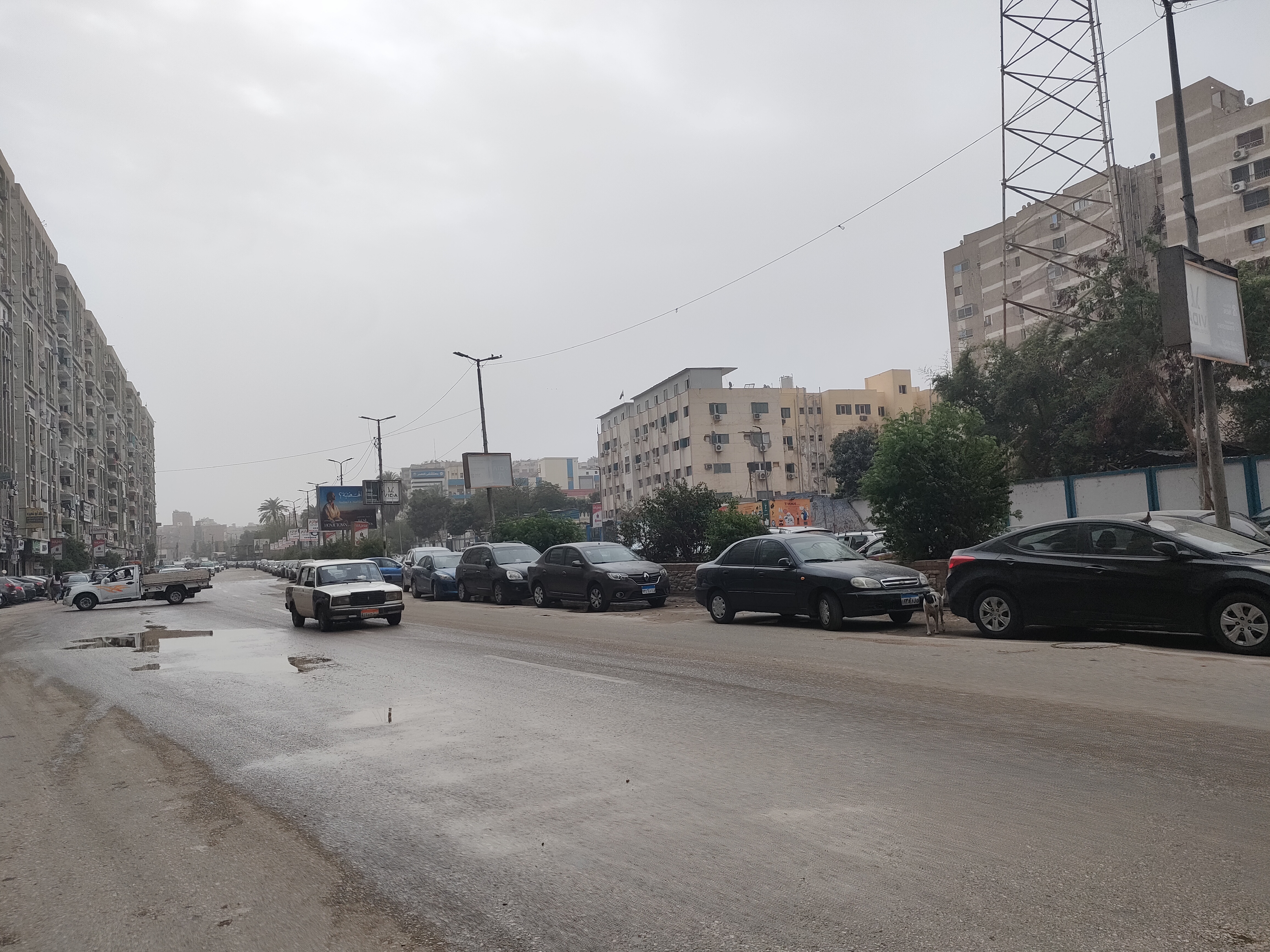 عواصف ترابية تضرب أسيوط