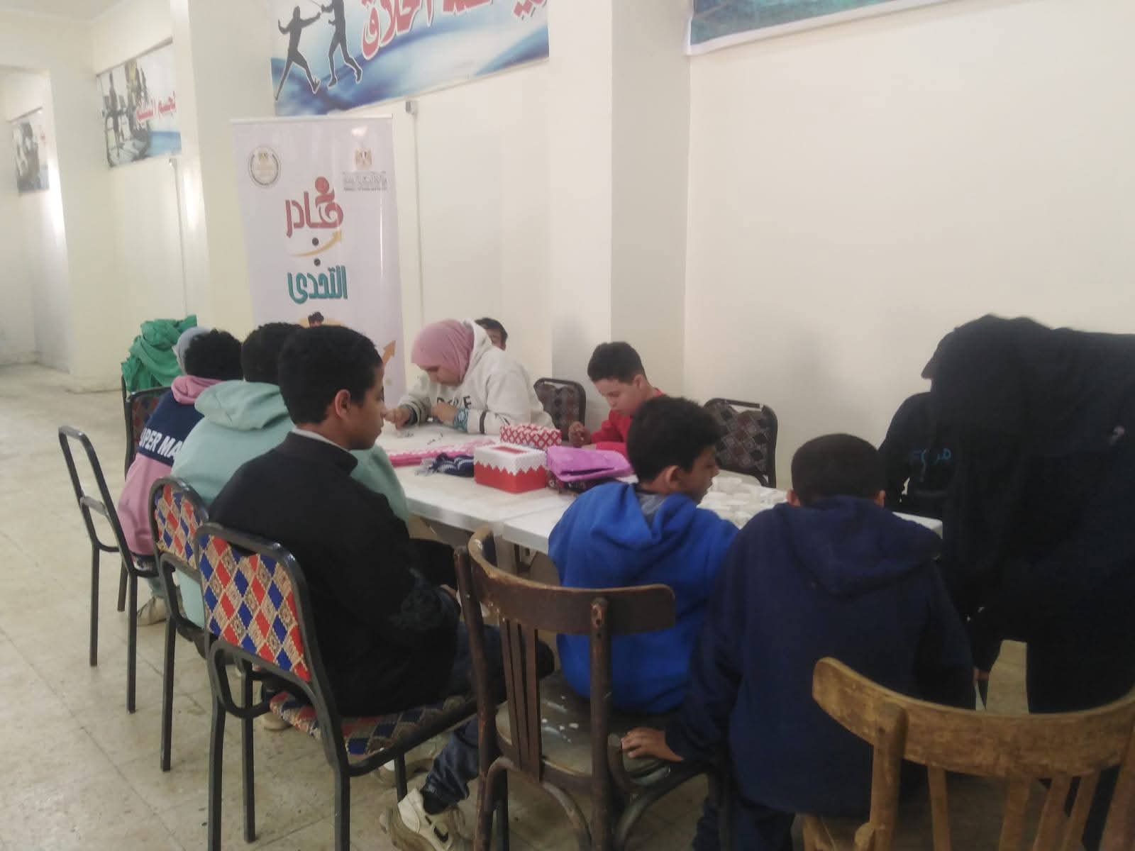 جانب من الورش التدريبية