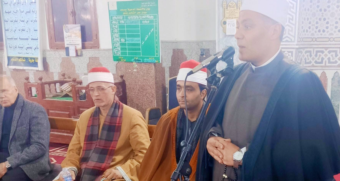 ندوة عن مكانة القدر بمسجد سيدي عمر بقرية شنو