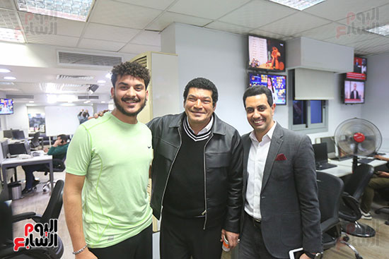 جولة باسم سمرة في اليوم السابع (5)