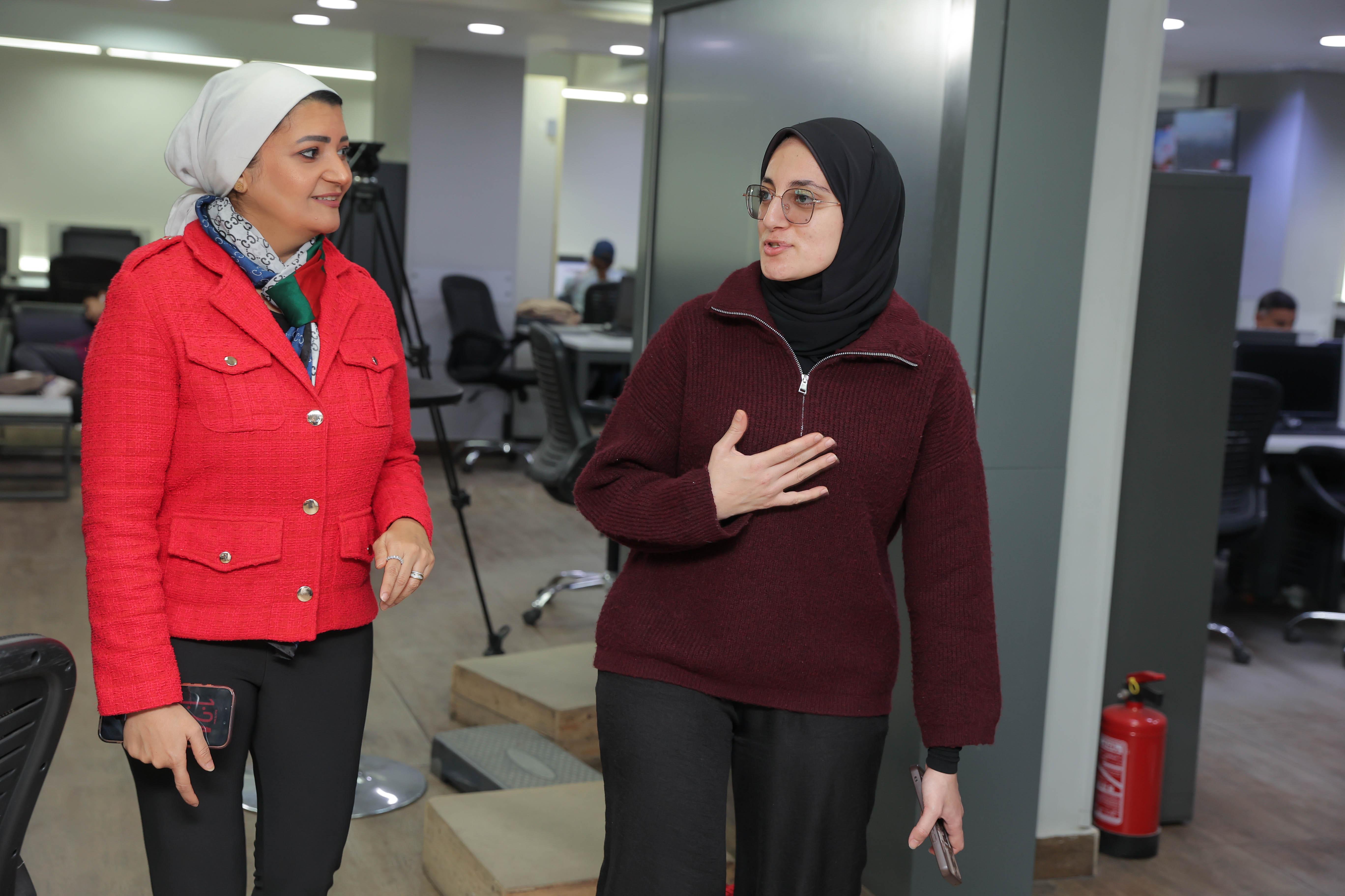 آيات إبراهيم في صالة تحرير اليوم السابع آيات إبراهيم في صالة تحرير اليوم السابع